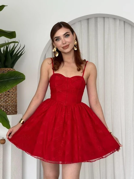 Toba İp Askılı Elbise ürün görseli 1