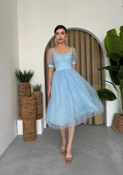 Helena Tül Elbise ürün görseli