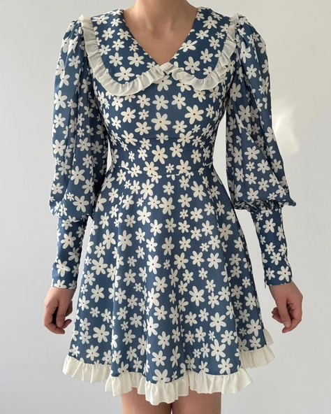 Vero Bebe Yaka Elbise ürün görseli