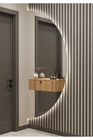 Furnitt Home Asur Ceviz Ahşap Rengi Mdf Dresuar