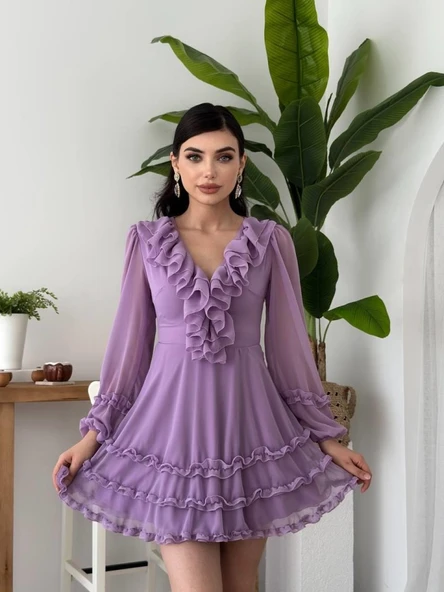 Osıes Fırfırlı Elbise - Resim 3