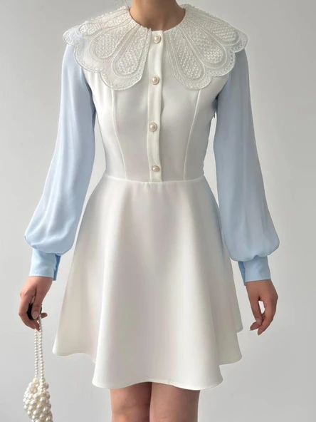 Asıo Bebe Yaka Elbise - Resim 2