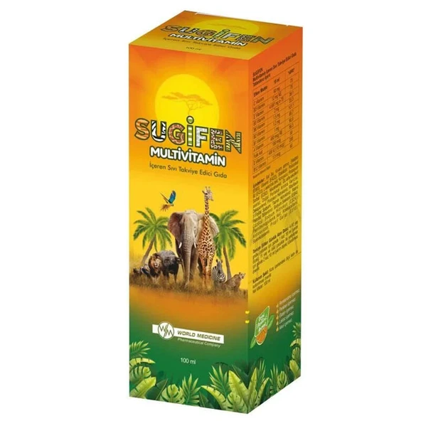 Sugifen Multivitamin Takviye Edici Gıda 100 ml ürün görseli