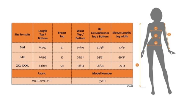 Kadın Uzun Kollu V Yaka Göğüs Altı Kadife Detay Mikro Ikili Takım - Resim 4