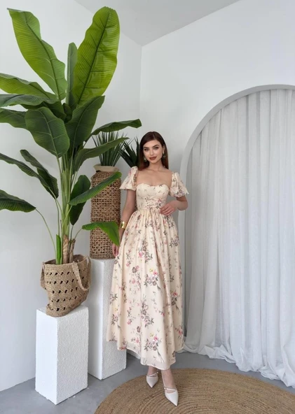 Camila Bağlamalı Elbise - Resim 4