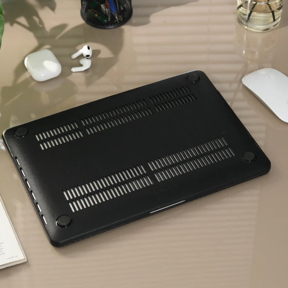 MacBook Pro 13 inç Karbon Fiber Kılıf İnce Hafif Dayanıklı Koruma M1 M2 Uyumlu Kapak - Resim 6