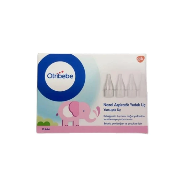Otribebe Nazal Aspiratör Yedek Uç 10'lu - 1 KUTU - SKT:09/2027 ürün görseli 1
