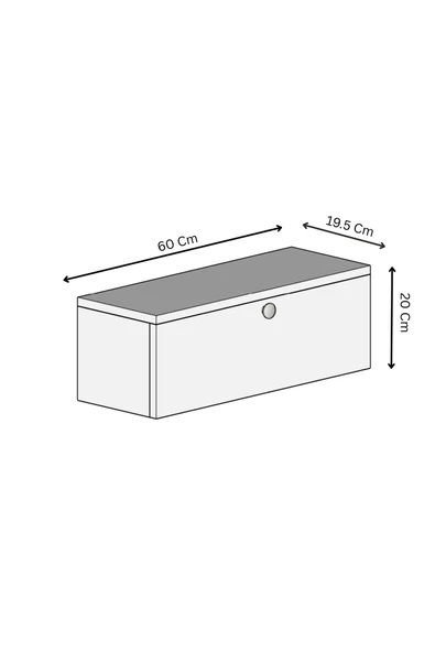 Furnitt Home Asur Gri Mdf Dresuar - 4