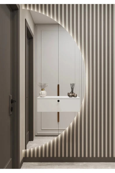 Furnitt Home Asur Beyaz Mdf Dresuar