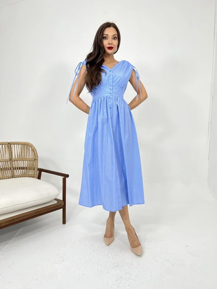 5486 ELBİSE-DALLAS ÇİZGİLİ - Resim 2