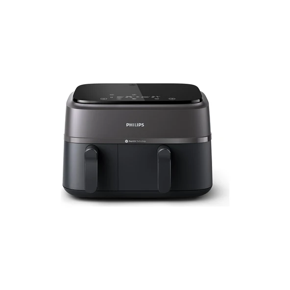 NA350/00 3000 Serisi Airfryer Çift Hazneli, Rapid Air Plus Teknolojisi, 8 Ayarlı Dijital Ekran, HomeID Uygulaması, ürün görseli 1