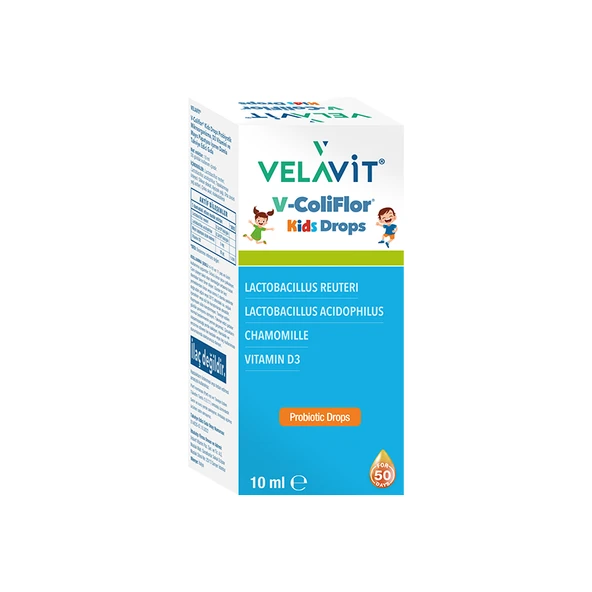 Velavit V-ColiFlor Kids Drops 10 ml ürün görseli