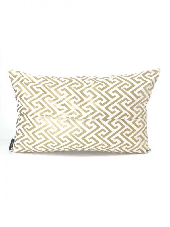 Mrs.Gugar Luxury Bej Dikdörtgen Kırlent Kılıfı - Resim 3