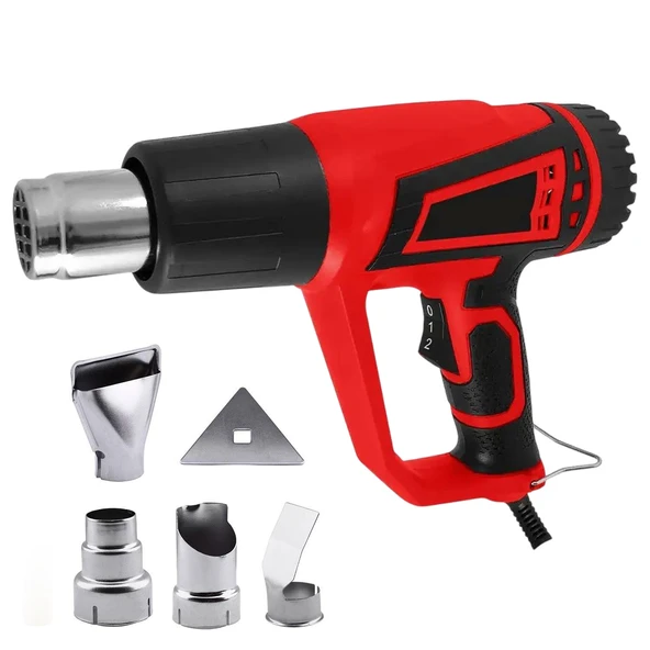 Sıcak Hava Tabancası 2 Kademeli 2000W Profesyonel Ayarlanabilir Isı Tabancası Dayanıklı Tasarım ürün görseli