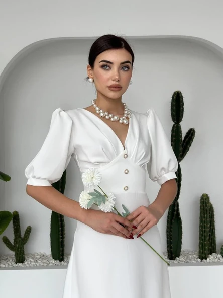 Linda Midi Elbise ürün görseli