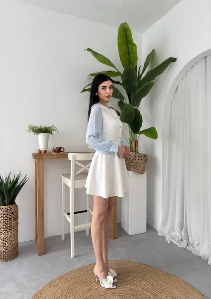 Asıo Bebe Yaka Elbise - Resim 5