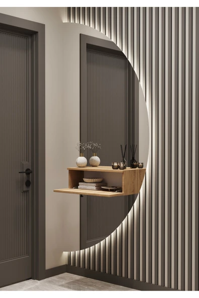 Furnitt Home Asur Ceviz Ahşap Rengi Mdf Dresuar - 2