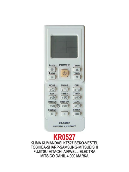 AIRWELL KLİMA KUMANDASI ürün görseli 1