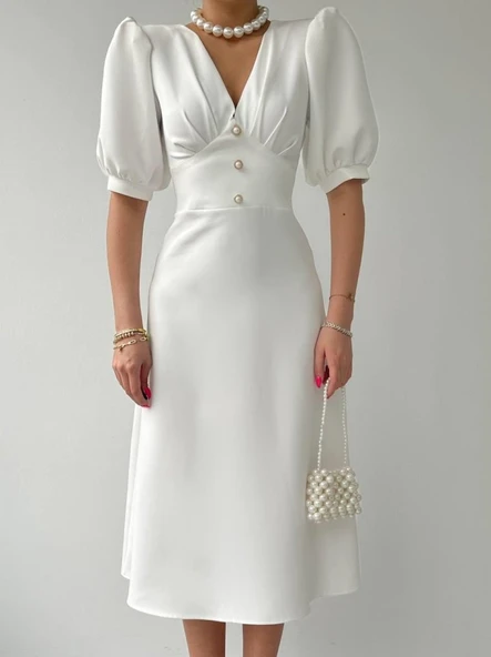 Linda Midi Elbise - Resim 2