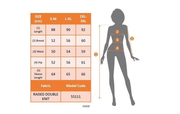 Kadın Uzun Kollu Bisiklet Yaka Iki Iplik Elbise - Resim 6
