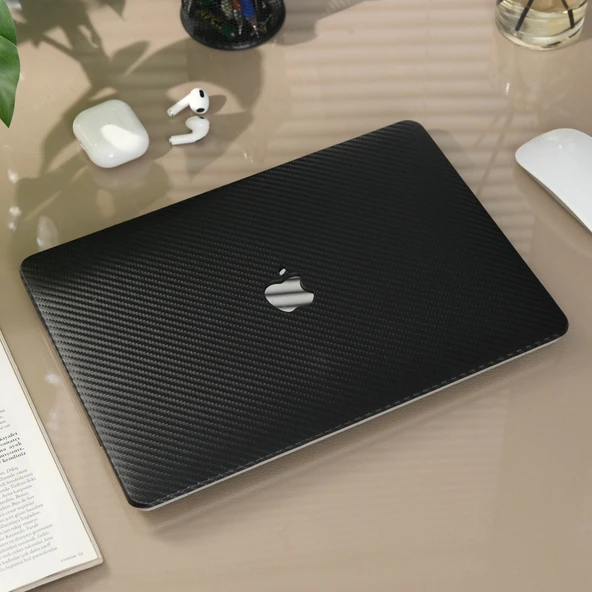 MacBook Pro 13 inç Karbon Fiber Kılıf İnce Hafif Dayanıklı Koruma M1 M2 Uyumlu Kapak - Resim 5
