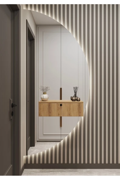 Furnitt Home Asur Ceviz Ahşap Rengi Mdf Dresuar - 3