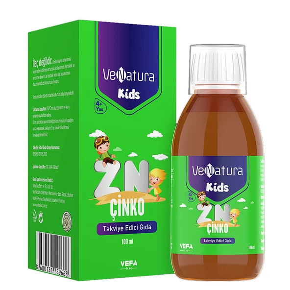 VeNatura Kids Çinko Takviye Edici Gıda 100 ml ürün görseli