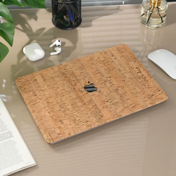 MacBook Pro 13 Ahşap Dokulu Sert Hard Case İnce Hafif Koruma M1-M2 Touch Bar 2016-2022 Uyumlu - Resim 5