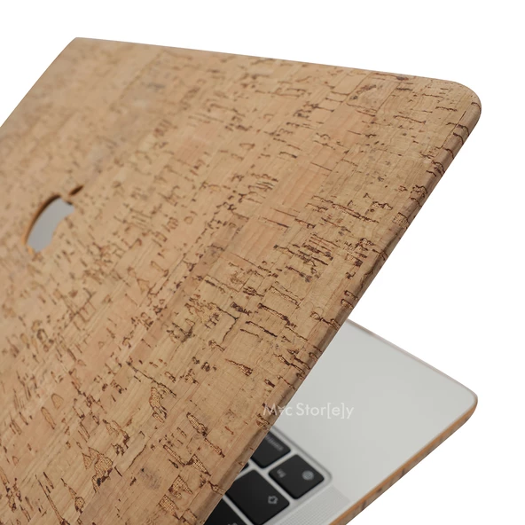 MacBook Air 13 Kılıf A1932 A2179 A2337 M1 Ahşap Kaplama Hard Shell Darbeye Dayanıklı Premium Koruma - 4