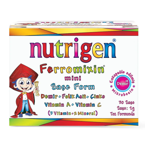 Nutrigen Ferromixin Mini Saşe Form 30 Saşe ürün görseli