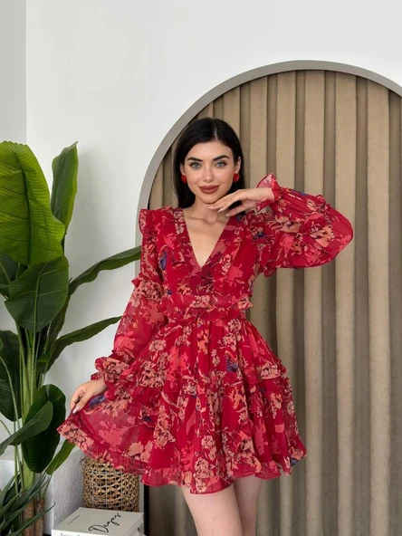 Avellino Sırt Dekolteli Elbise ürün görseli