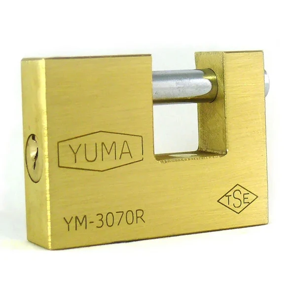 Yuma Kayar Milli Pirinç Asma Kilit 80mm ürün görseli