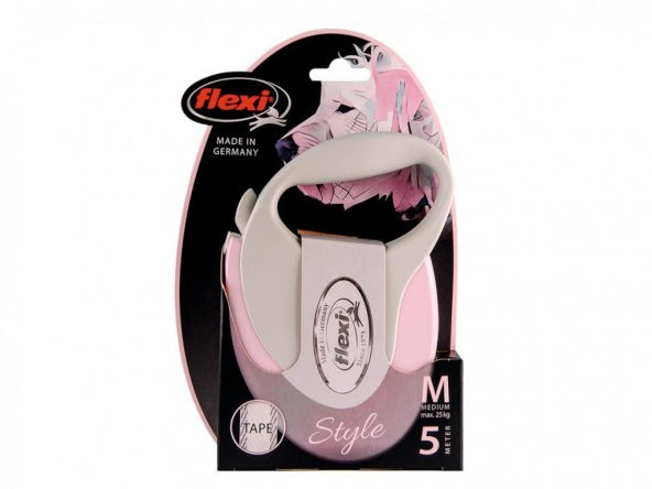 Flexi Steyle Otomatik Pembe Şerit Gezdirme Medium 5 Metre - 2