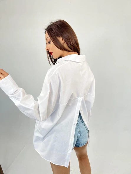 6744 GÖMLEK-BEYAZ - Resim 5