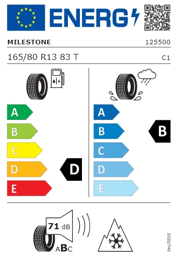 Milestone CarMile Winter 165/80 R13 83T Kış Lastiği - 2025 - Resim 3
