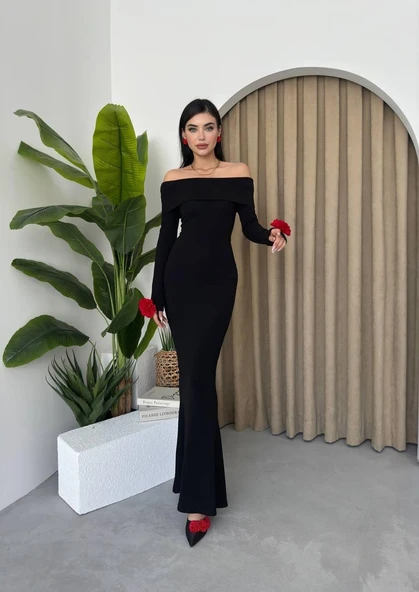 Livora Gül Detay Elbise - Resim 3