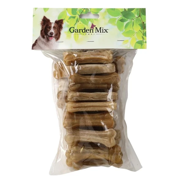 Gardenmix Deri Pres Kemik 8 Cm 20-25 Gr 20'li Paket ürün görseli 1