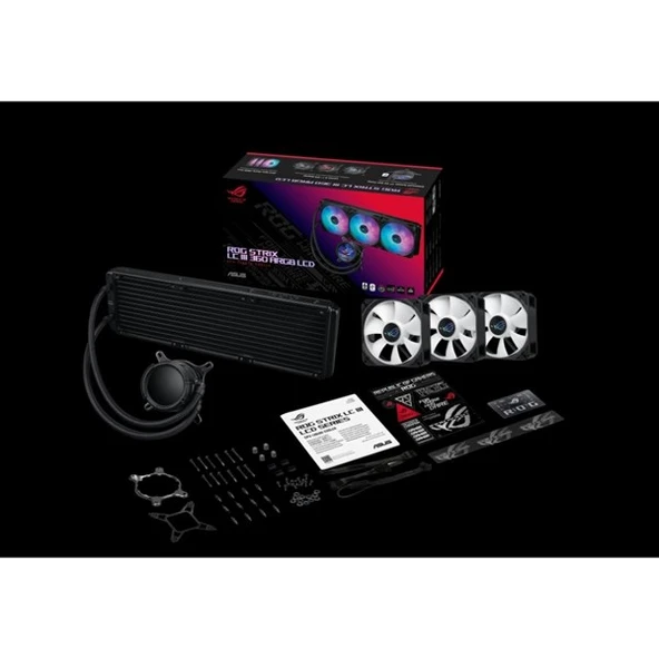 ASUS TUF GAMING LC LII 360 ARGB AURA SYNC RGB 120MM*2 ADRESLENEBİLİR FAN CPU SIVI SOGUTUCU - 2