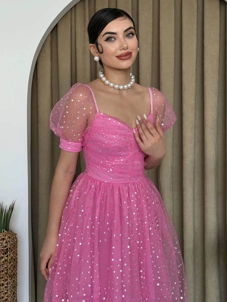 Helena Tül Elbise - Resim 4