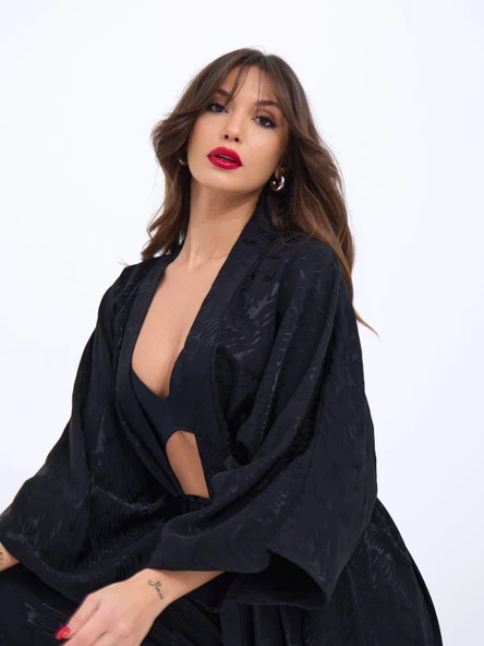 6346 KİMONO TAKIM-VENEDİK - Resim 4