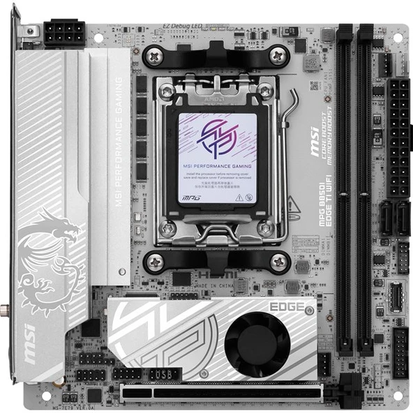 MSI MPG B850I EDGE TI WIFI DDR5 AM5 SOKET MINI ATX - 4