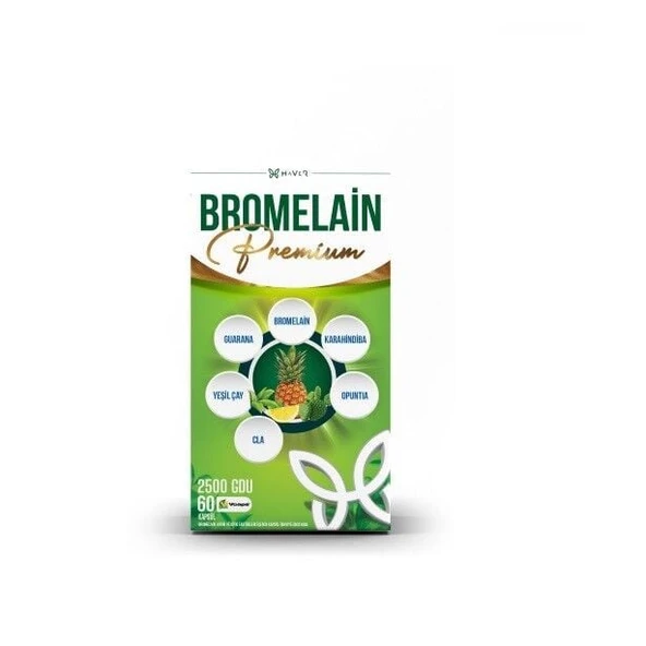 Haver Bromelain Premium 60 Kapsül ürün görseli
