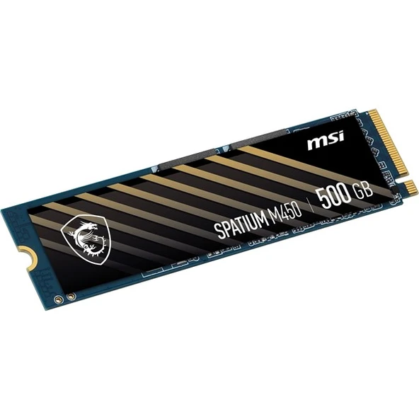 MSI SSD SPATIUM M450 PCIE 4.0 NVME M.2 500GB V1 R:3000 W:2000 - 2