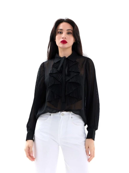 5535 GÖMLEK-SİYAH ürün görseli