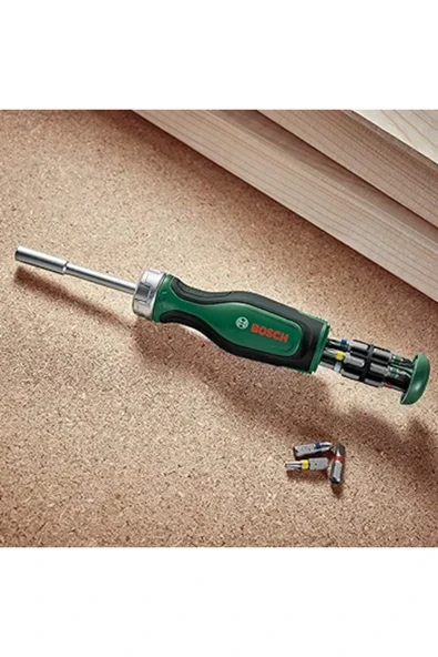 Bosch 12 parça Cırcır Tornavida Seti - 3