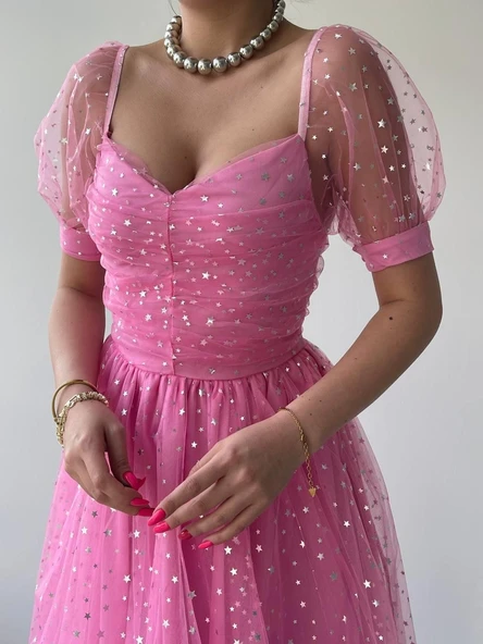 Helena Tül Elbise - Resim 3