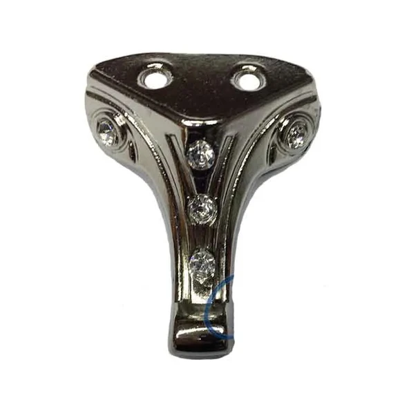 Moda Taşlı Ahşap, Mdf, Sunta Sandık Ayağı, Kutu Ayak 3,5 Cm - Nikel ürün görseli