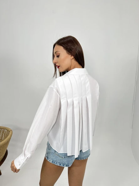 6484 GÖMLEK-BEYAZ - Resim 5