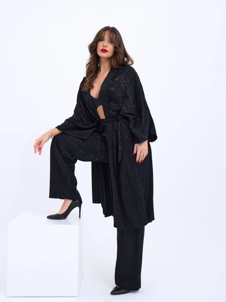 6346 KİMONO TAKIM-VENEDİK - Resim 2