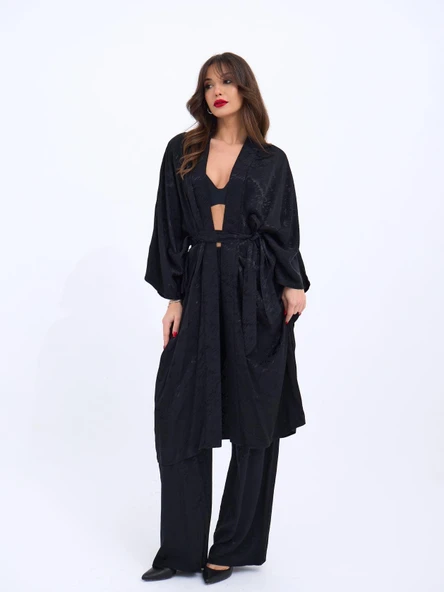 6346 KİMONO TAKIM-VENEDİK - Resim 3